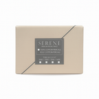 Serene Fitted Sheet/Flat Sheet/2 Pillow Case - T200 - 100% Cotton