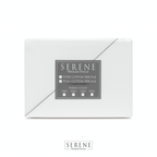 Serene Fitted Sheet/Flat Sheet/2 Pillow Case - T200 - 100% Cotton