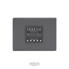 Serene Fitted Sheet/Flat Sheet/2 Pillow Case - T200 - 100% Cotton