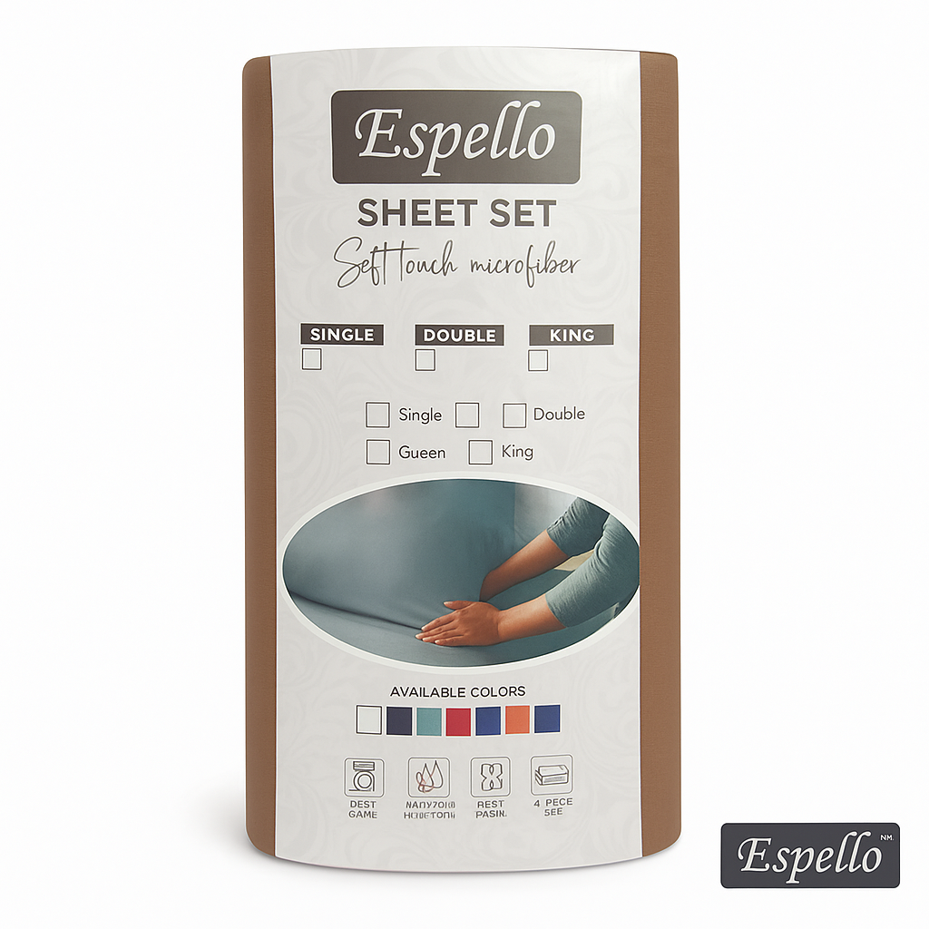 Espello Fitted Sheet - 90 GSM