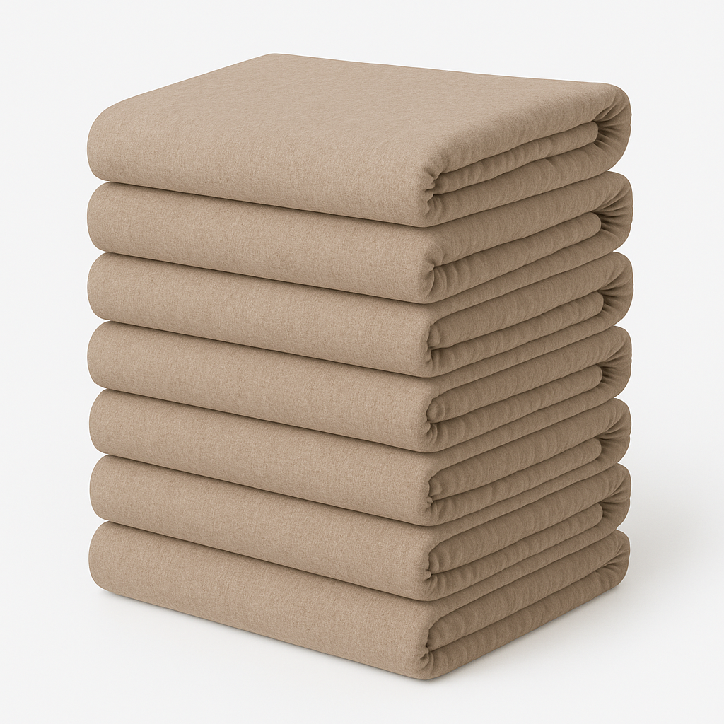 Hospitality Bulk Pack – Fitted Sheets 10, 50, 100, 200  | T200 Poly Percale