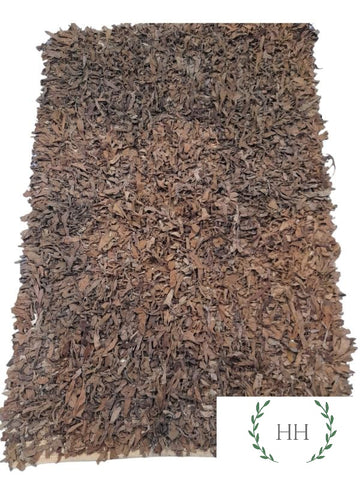 Nguni Shaggy Carpet - Brown