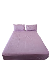 Microfibre Fitted Sheet and Pillow Case Combo