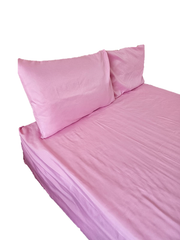 Microfibre Fitted Sheet and Pillow Case Combo