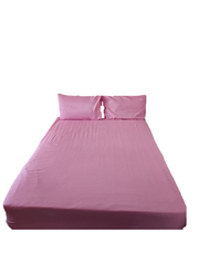 Microfibre Fitted Sheet and Pillow Case Combo